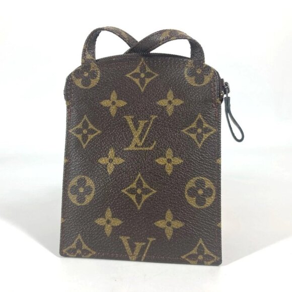 LOUIS VUITTON M45484 Monogram Pochette Secret Crossbody Pochette Shoulder Bag - Picture 1 of 14
